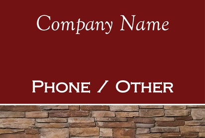 Design Preview for Design Gallery: Masonry & Bricklaying Corflute Signs, 305 x 457 mm