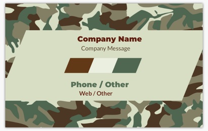 Design Preview for Design Gallery: Military Vinyl Banners, 76 x 122 cm