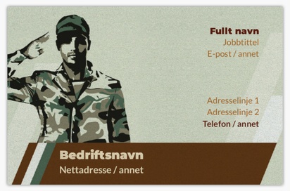 Forhåndsvisning av design for Designgalleri: Patriotisk og militært Visittkort av perlemorspapir