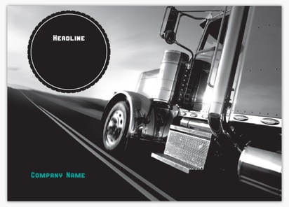 Design Preview for Automotive & Transportation Postcards Templates, 5" x 7"