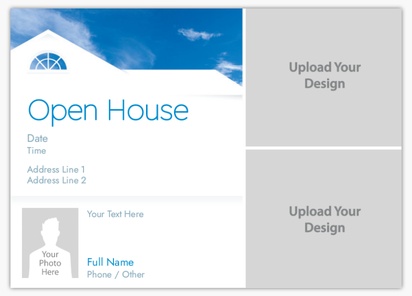 Design Preview for Open House Postcards Templates, 5" x 7"