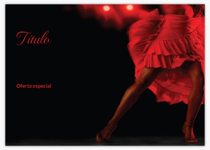 Un baile de salón sensual diseño negro rojo para Arte y entretenimiento