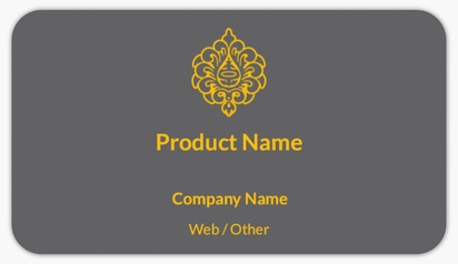 Design Preview for Design Gallery: Interior Design Product Labels on Sheets, Rounded Rectangle 8.7 x 4.9 cm