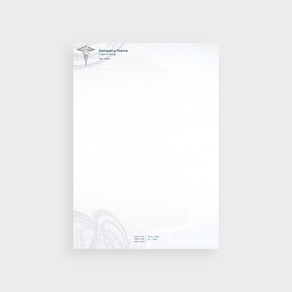 Design Preview for Design Gallery: Conservative Letterheads