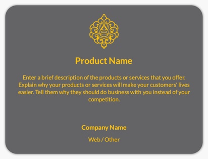Design Preview for Design Gallery: Retail & Sales Product Labels, 10.2 x 7.6 cm Rounded Rectangle