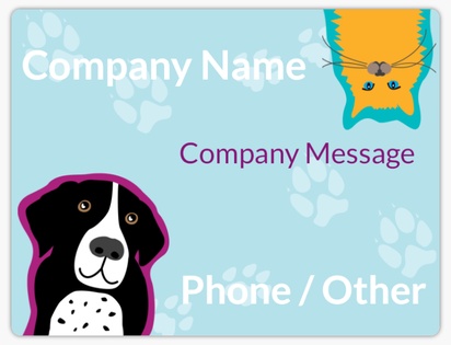 Design Preview for Boarding Kennel & Catteries Car Magnets Templates, 8.7" x 11.5"