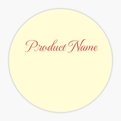 Design Preview for Design Gallery: Dance Classes Product & Packaging Labels, Circle 1.5"  3.8 x 3.8 cm 