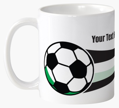 Design Preview for Design Gallery: Sports & Fitness Personalised Mugs, 325 ml  Wrap-around