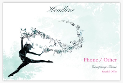 Design Preview for Dance Fitness Postcards Templates, 4" x 6"