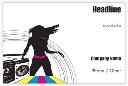 Design Preview for Dance Fitness Postcards Templates, 4" x 6"