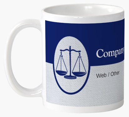 Design Preview for Design Gallery: Law, Public Safety & Politics Personalised Mugs, 325 ml  Wrap-around