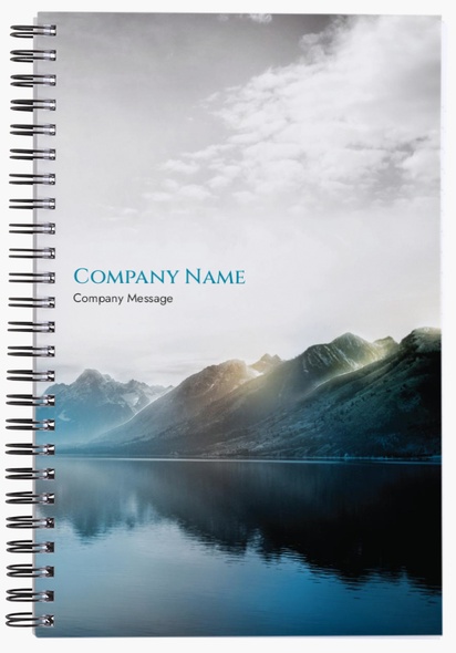 Design Preview for Nature & Landscapes Notebooks Templates