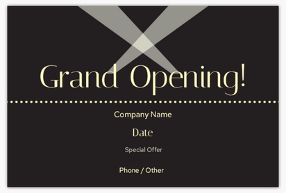Design Preview for Design Gallery: Grand Opening Postcards, 4" x 6"