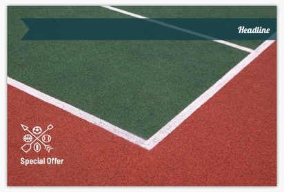 Design Preview for Sports Specific Postcards Templates, 4" x 6"