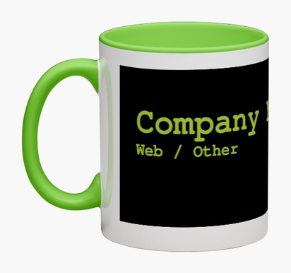 Design Preview for Design Gallery: Business Services Personalised Mugs, Wrap-around