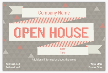 Design Preview for Open House Postcards Templates, 4" x 6"