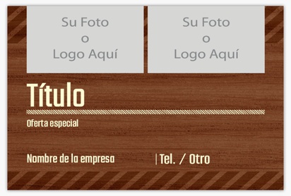 Un insignia carpintería diseño marrón para Moderno y sencillo con 2 imágenes