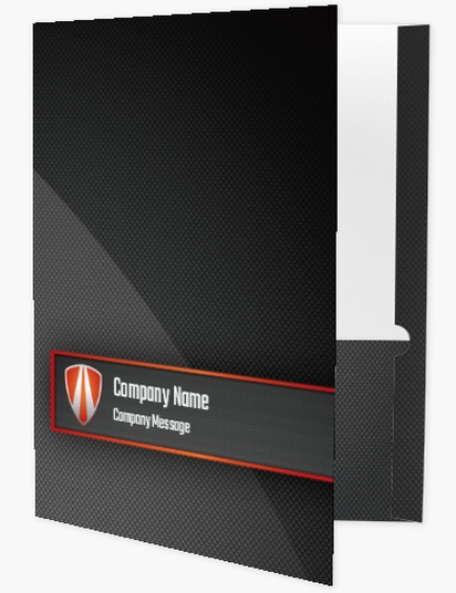 Design Preview for Design Gallery: Modern & Simple Presentation Folders, A4