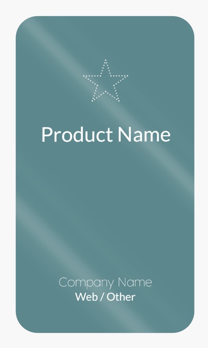 Design Preview for Design Gallery: Theatre Product Labels on Sheets, Rounded Rectangle 8.7 x 4.9 cm