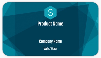 Design Preview for Design Gallery: Web Design & Hosting Product Labels on Sheets, Rounded Rectangle 8.7 x 4.9 cm