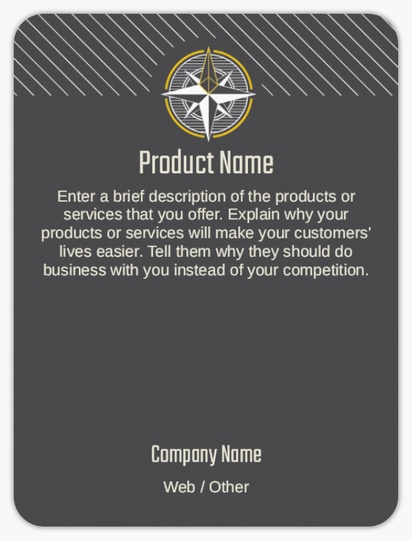 Design Preview for Design Gallery: Business Consulting Product Labels on Sheets, Rounded Rectangle 10 x 7.5 cm