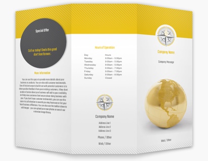 A business consulting consulting yellow gray design for Modern & Simple