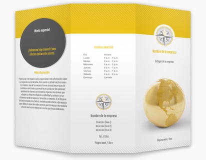 Un consultoría empresarial consulta diseño amarillo gris para Moderno y sencillo