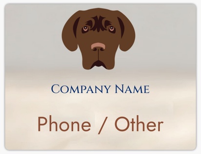 Design Preview for Dog Breeders Car Magnets Templates, 8.7" x 11.5"