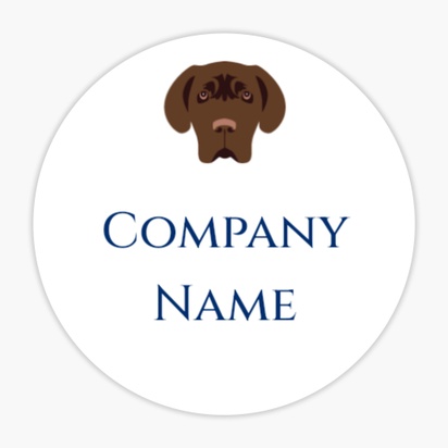Design Preview for Design Gallery: Animals & Pet Care Product & Packaging Labels, Circle 1.5"  3.8 x 3.8 cm 