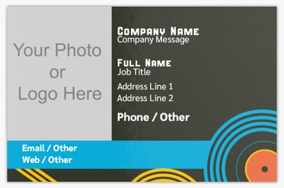 Design Preview for Design Gallery: Bars & Nightclubs Ultra-Thick Business Cards, Standard (85 x 55 mm)