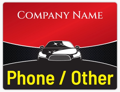 Design Preview for Car Services Car Magnets Templates, 8.7" x 11.5"