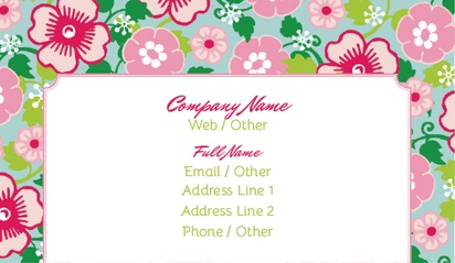 Design Preview for Design Gallery: Gift & Party Shops Business Card Stickers, Small