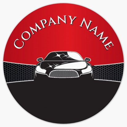 Design Preview for Design Gallery: Car Services Product Labels on Sheets, Circle 3.8 x 3.8 cm