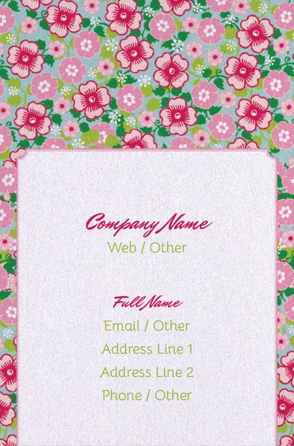 Design Preview for Design Gallery: Patterns & Textures Pearl Business Cards