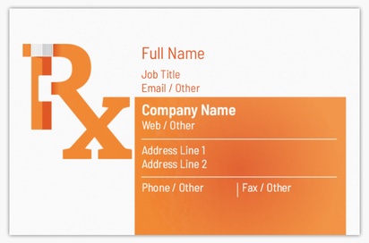 Design Preview for Design Gallery: Medical Equipment & Pharmaceuticals Ultra-Thick Business Cards, Standard (85 x 55 mm)