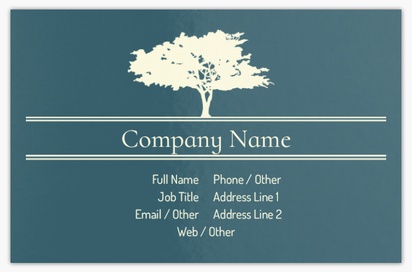 Design Preview for Design Gallery: Insurance Metallic Business Cards