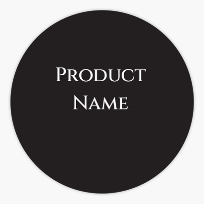 Design Preview for Design Gallery: Conservative Roll Labels, Circle 4 x 4 cm White Paper
