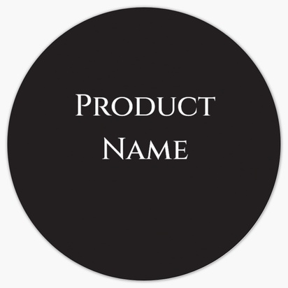 Design Preview for Design Gallery: Beauty & Spa Product Labels on Sheets, Circle 3.8 x 3.8 cm