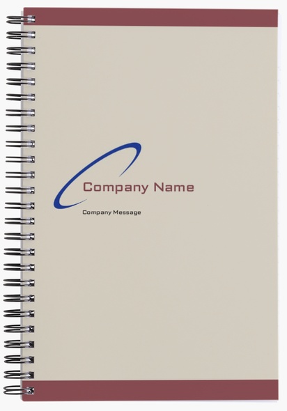 Design Preview for Marketing & Communications Notebooks Templates