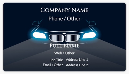 Design Preview for Design Gallery: Automotive & Transportation Business Card Stickers