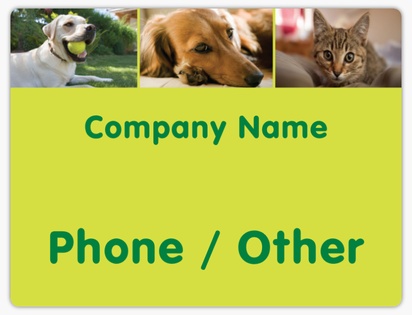 A pet adoption center älsklings adoption center yellow green design for Animals & Pet Care