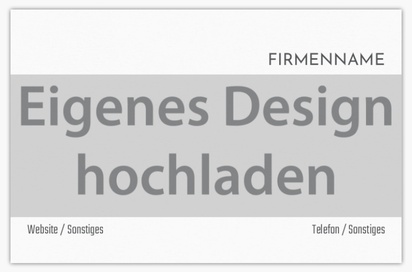 Designvorschau für Designgalerie: Visitenkarten aus Recyclingpapier Matt, Standard (85 x 55 mm)