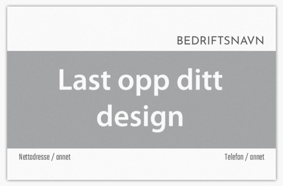 Forhåndsvisning av design for Designgalleri: Standard visittkort, Standard (85 x 55 mm)