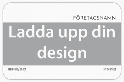 Förhandsgranskning av design för Designgalleri: Visitkort med rundade hörn, Rundade Standard (85 x 55 mm)