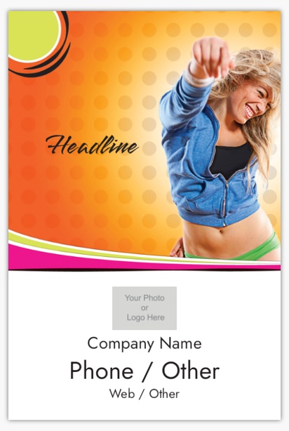 Design Preview for Design Gallery: Dance Fitness Posters, 24" x 36"