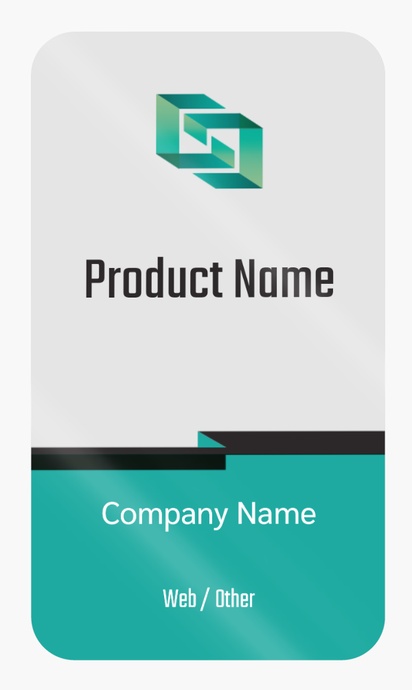 Design Preview for Design Gallery: Marketing Product Labels on Sheets, Rounded Rectangle 8.7 x 4.9 cm