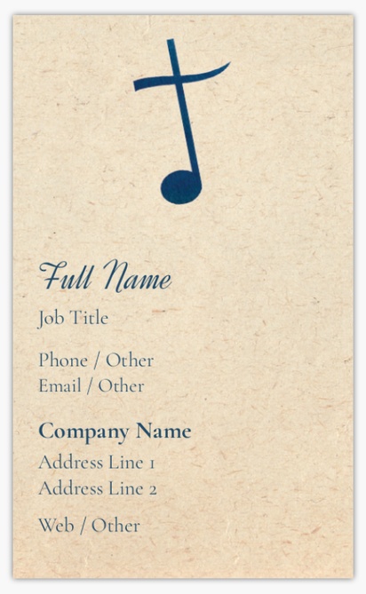 Design Preview for Templates for Religious & Spiritual Standard Name Cards , Standard (91 x 55 mm)