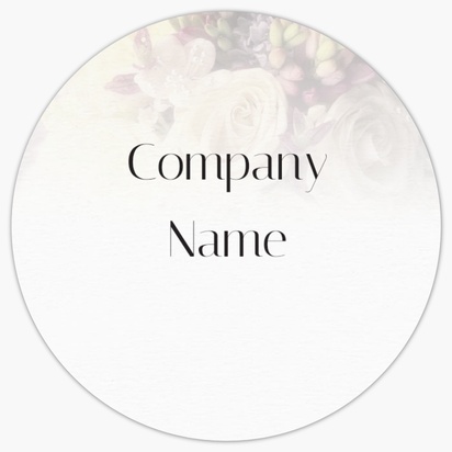 Design Preview for Design Gallery: Introduction & Dating Agencies Product Labels on Sheets, Circle 3.8 x 3.8 cm
