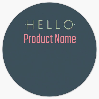 Design Preview for Design Gallery: Recruiting & Temporary Agencies Product Labels on Sheets, Circle 3.8 x 3.8 cm