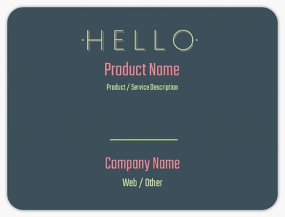 Design Preview for Design Gallery: Recruiting & Temporary Agencies Product Labels on Sheets, Rounded Rectangle 10 x 7.5 cm